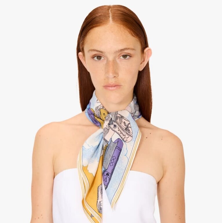 INOUI EDITIONS INNOUI EDITIONS Editions Square Scarf- Golden Brown