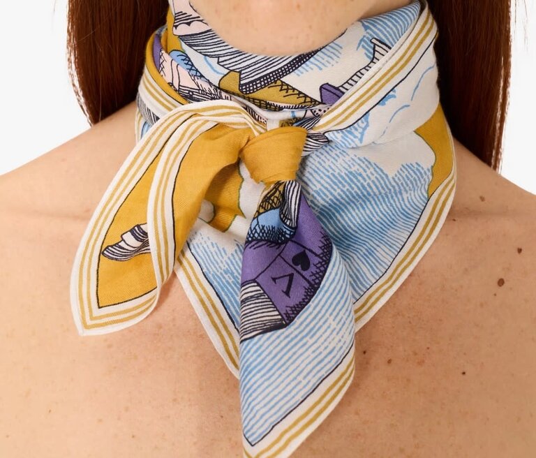 INOUI EDITIONS INNOUI EDITIONS Editions Square Scarf- Golden Brown