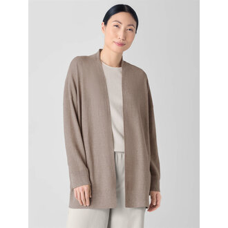 EILEEN FISHER Organic Linen Cotton Long Cardigan