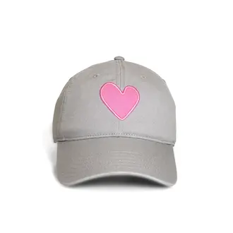 KERRI ROSENTHAL Baseball Hat with Heart Patch