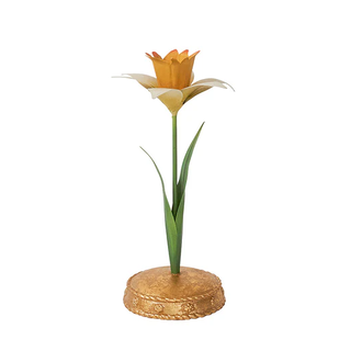 JULISKA Meadow Walk Daffodil 9" Candlestick, Yellow