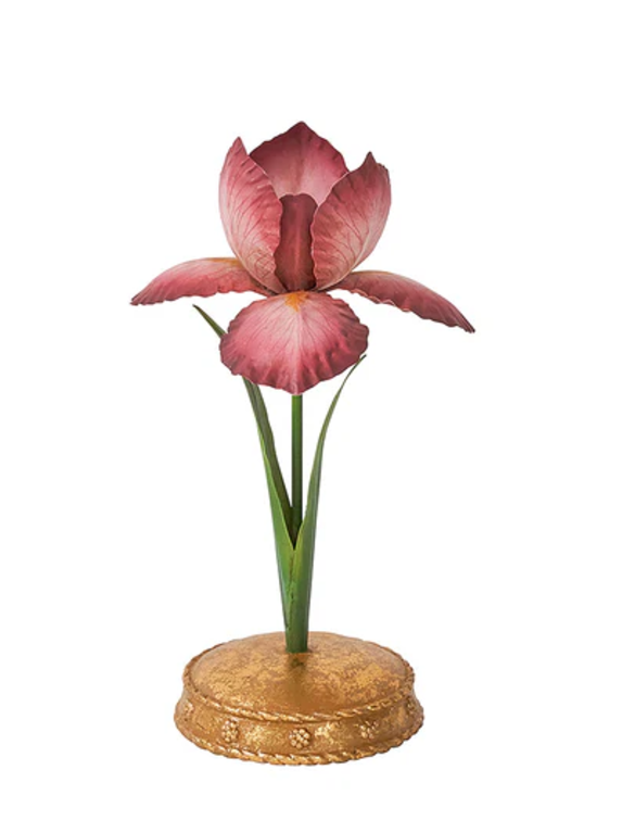 JULISKA JULISKA Meadow Walk 9" Iris Candlestick, Pink