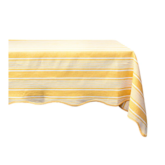 JULISKA Cabana Stripe Tablecloth, 60" x 120" Tablecloth, Sunshine