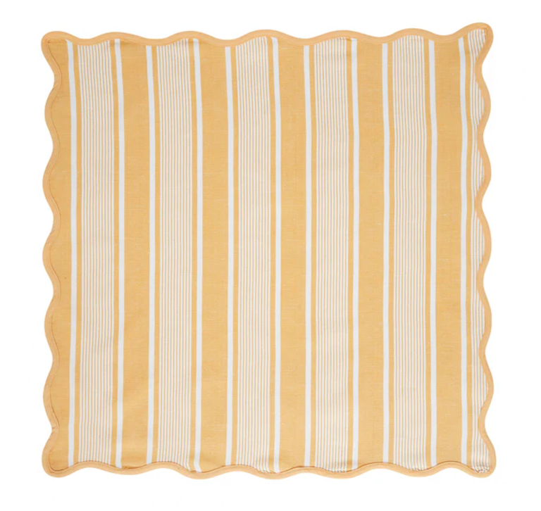 JULISKA JULISKA Cabana Stripe Napkin, Set/4, Sunshine