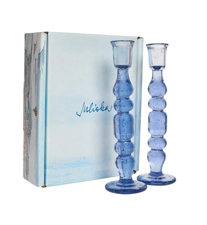 JULISKA JULISKA Provence 9" Candlestick, Set/2, Chambray