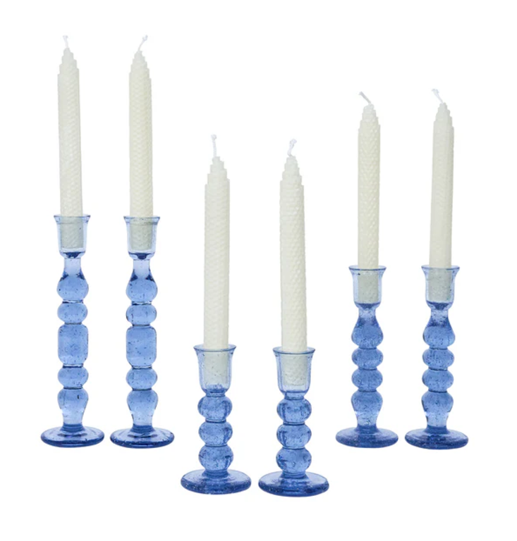 JULISKA JULISKA Provence 7" Candlestick, Set/2, Chambray