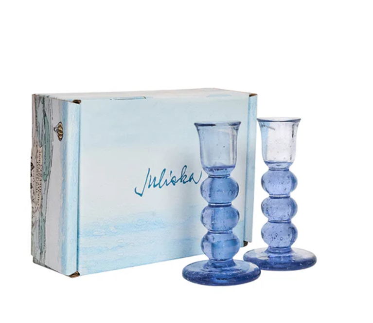 JULISKA JULISKA Provence 5" Candlestick, Set/2, Chambray