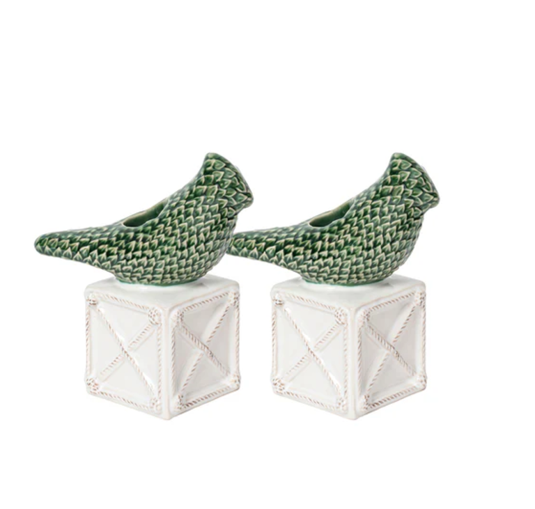 JULISKA JULISKA Berry & Thread Bird Topiary Candlesticks, Set/2