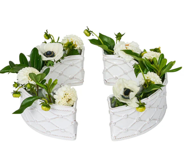 JULISKA JULISKA Berry & Thread Petite Parterre Garden Half Circle Vase, Set/2