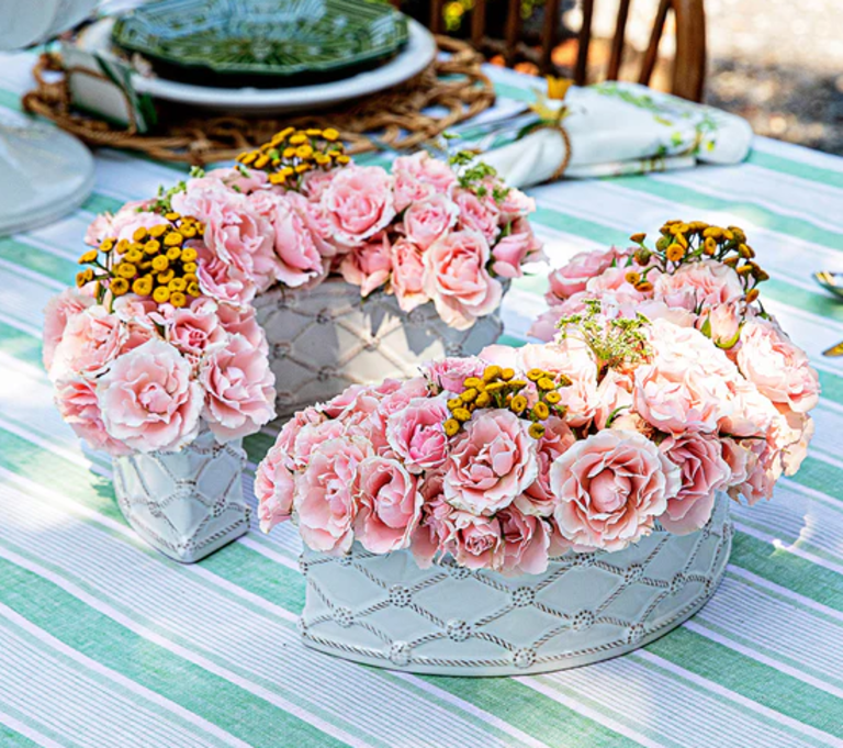 JULISKA JULISKA Berry & Thread Petite Parterre Garden Half Circle Vase, Set/2