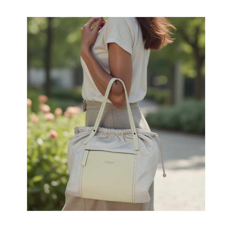 VISONA VISONA Chantal Bag- Greige