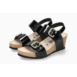 MEPHISTO Lissandra Black Patent Sandal