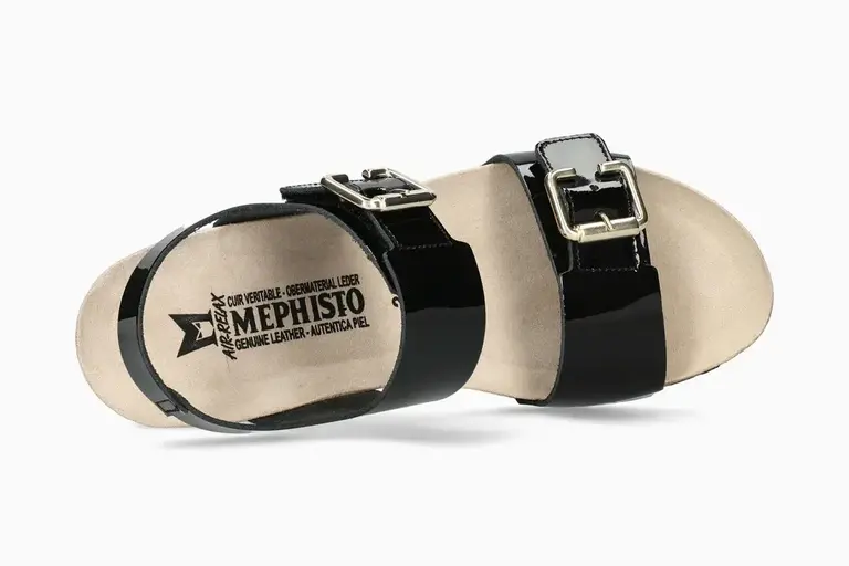MEPHISTO MEPHISTO Lissandra Black Patent Sandal