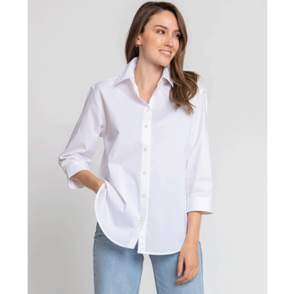 HINSON WU HINSON WU 3/4 Sleeve Halsey Blouse,