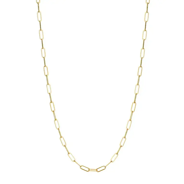 SYNA SYNA Solid thin Paper Clip Chain