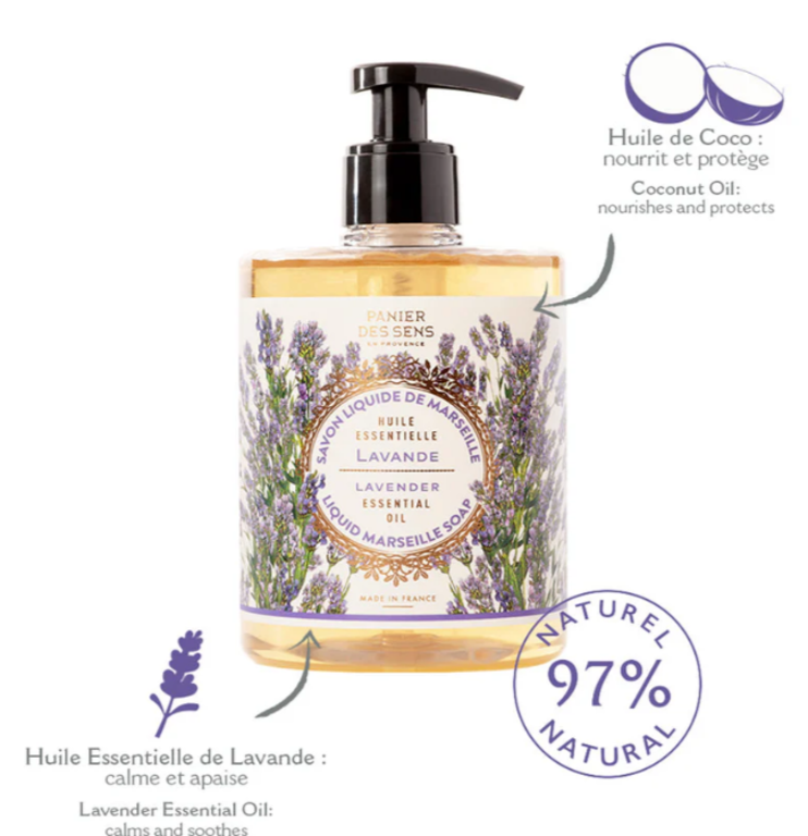 PANIER DES SENS PANIER DES SENS Lavender Liquid Marseille Soap, 16.9 fl. oz.