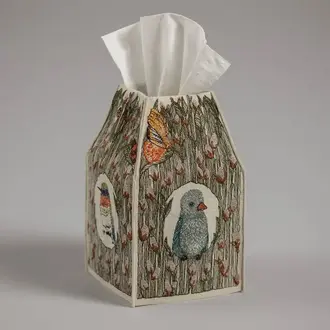 CORAL & TUSK Birdhouse Tissue Box cover