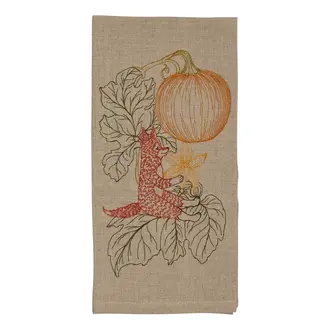 CORAL & TUSK Pumpkin Patch Tea Towel