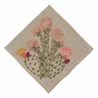 CORAL & TUSK Desert Blooms Dinner Napkin