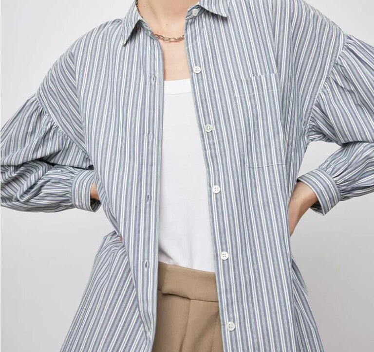 RAILS RAILS Janae Shirt, Bank Stripe