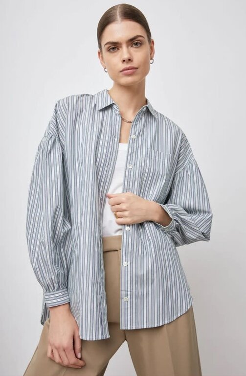 RAILS RAILS Janae Shirt, Bank Stripe