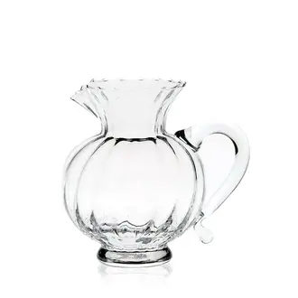 VIETRI Hibiscus Glass Round Pitcher
