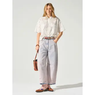 COTELAC Short Sleeve Button Down Boxy Shirt COTELAC Short Sleeve Button Down Boxy Shirt