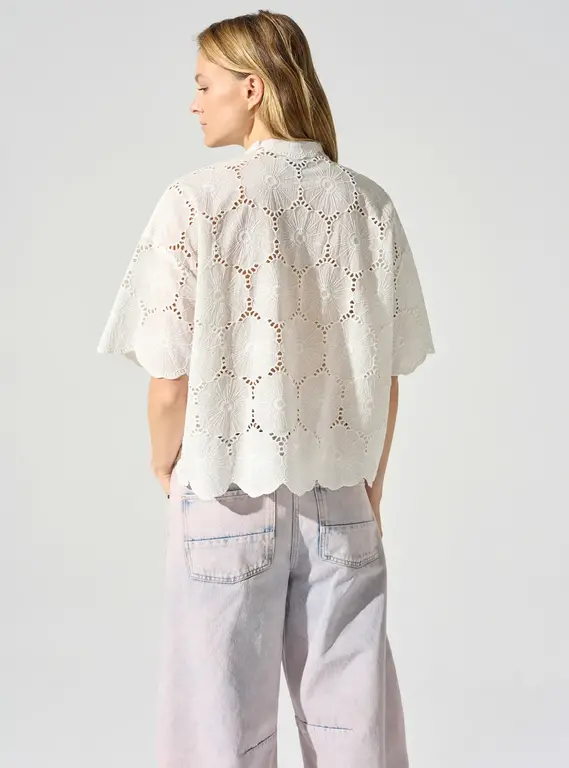 COTELAC COTELAC Short Sleeve Button Down Boxy Shirt