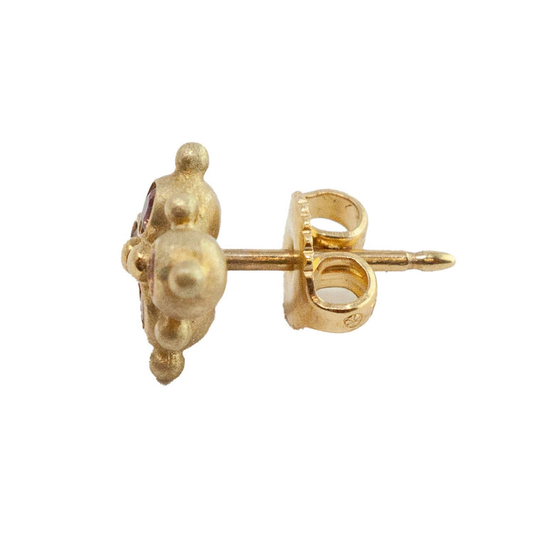 Suzy Landa SUZY LANDA Orange Sapphire Earrings