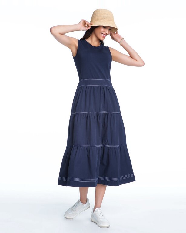 ELLIOTT LAUREN ELLIOTT LAUREN Stretch Fit Combination Dress