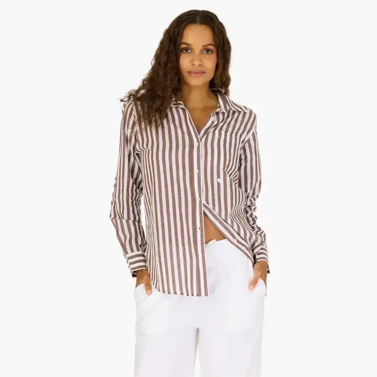 KERRI ROSENTHAL KERRI ROSENTHAL Mia Stripe Shirt