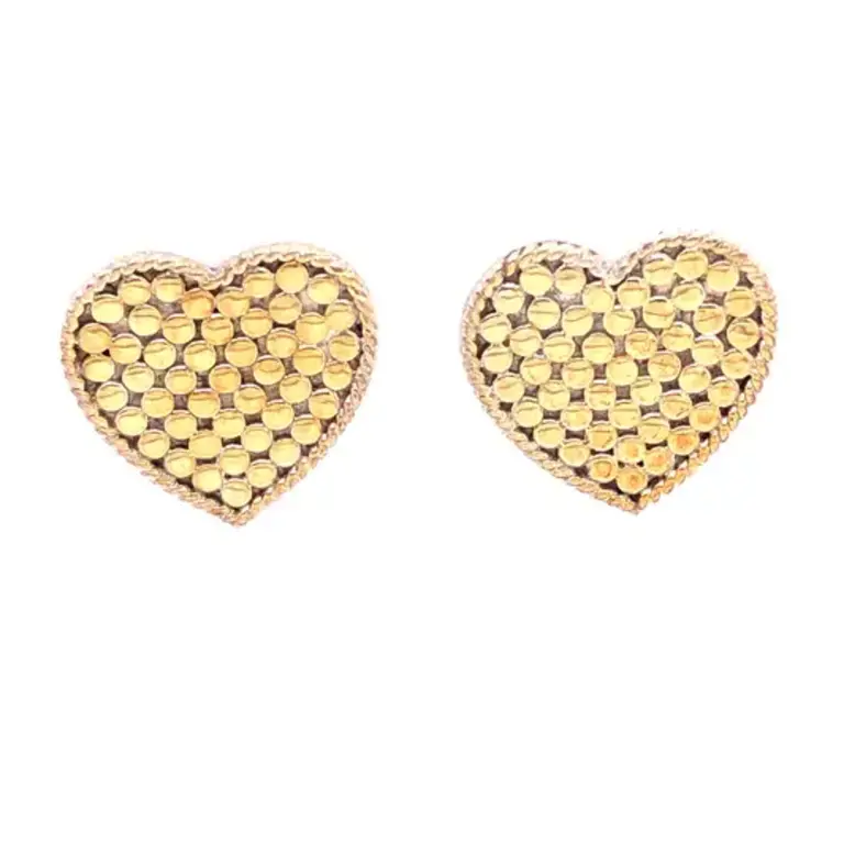 ANNA BECK ANNA BECK Gold Plated Heart Earrings