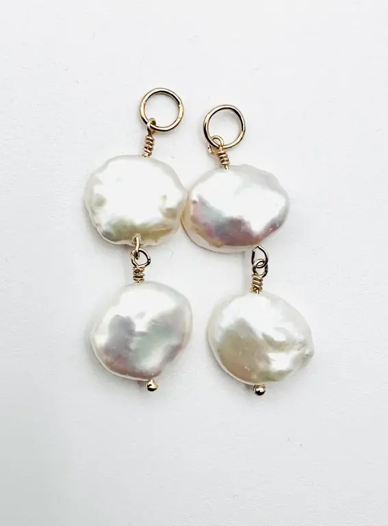 JMNYC DESIGNS JMNYC Keshi Pearl Earring Charms