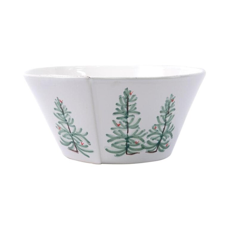 VIETRI VIETRI Lastra Holiday Large Stacking Serving Bowl