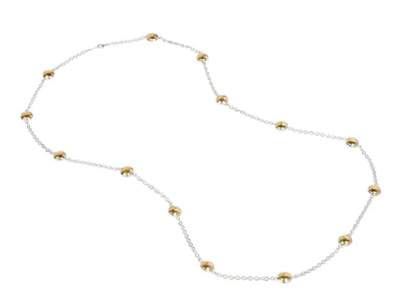 GURHAN GURHAN Amulet Sterling Silver, 24k Gold Bonded Long Necklace