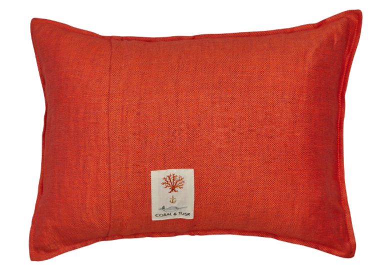 CORAL & TUSK CORAL & TUSK Tumbleweed Vermillion Pillow