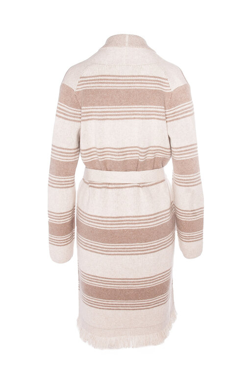 WHITE + WARREN WHITE + WARREN Blanket Stripe Coatigan