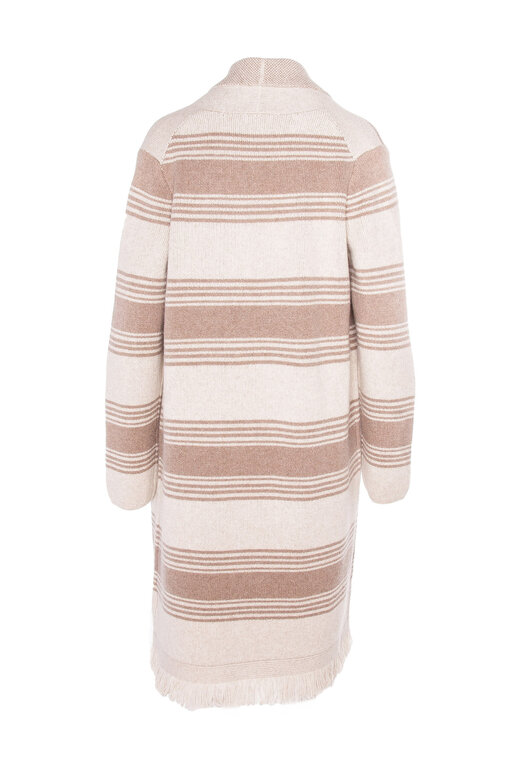 WHITE + WARREN WHITE + WARREN Blanket Stripe Coatigan