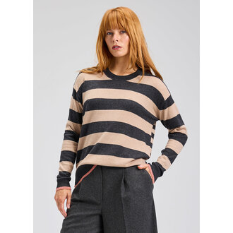 ZAKET + PLOVER Multi Stripe Crew Sweater