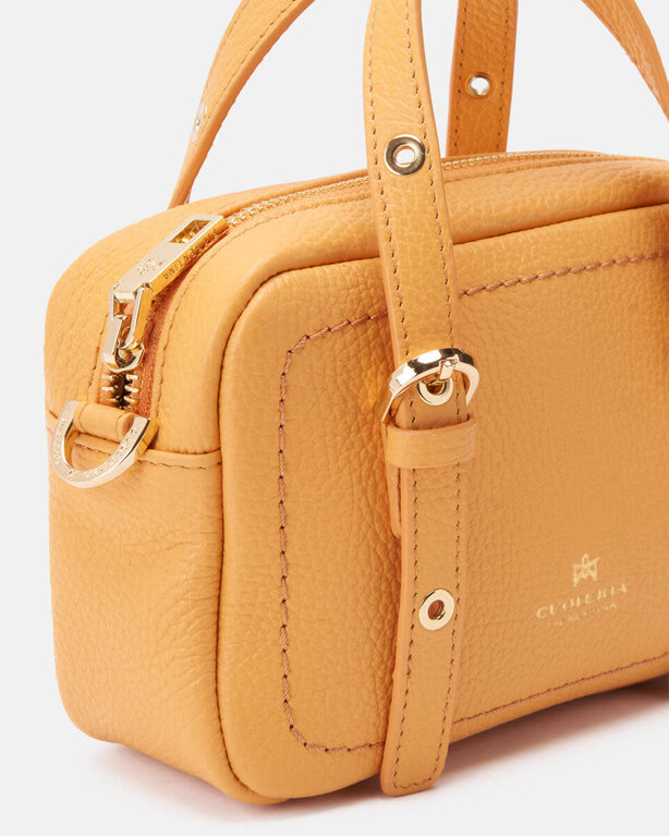 CUOIERIA CUOIERIA Eva Soft Leather Mini Duffle, Apricot