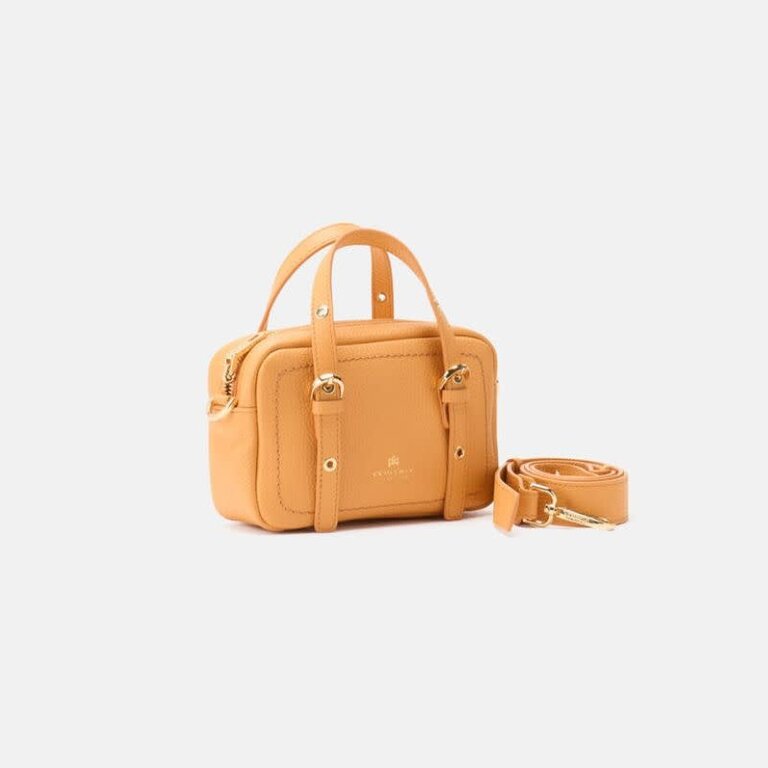 CUOIERIA CUOIERIA Eva Soft Leather Mini Duffle, Apricot