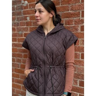 J. SOCIETY Hooded Puffer Vest