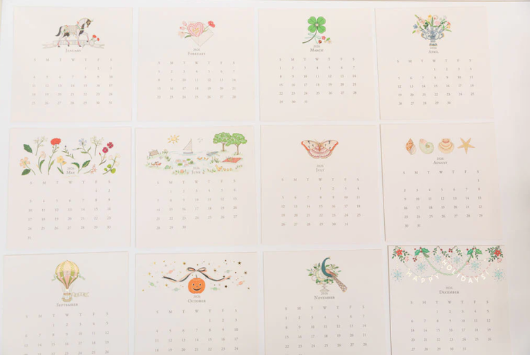 KAREN ADAMS KAREN ADAMS 2026 Classic Desk Calendar Refill