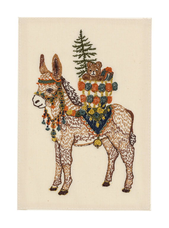 CORAL & TUSK CORAL & TUSK Christmas Donkey Card
