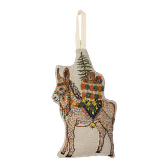 CORAL & TUSK Christmas Donkey Ornament