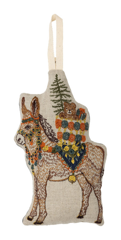 CORAL & TUSK CORAL & TUSK Christmas Donkey Ornament