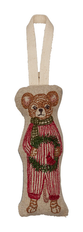 CORAL & TUSK CORAL & TUSK Mouse with Wreath Ornament