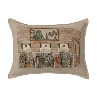 CORAL & TUSK Three Little Bears Pocket Pillow