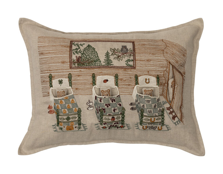 CORAL & TUSK CORAL & TUSK Three Little Bears Pocket Pillow