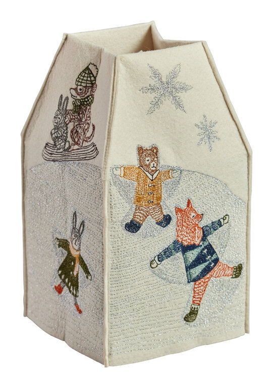 CORAL & TUSK CORAL & TUSK Snow Day Tissue Box Cover